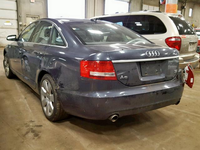 WAUDH74F26N190460 - 2006 AUDI A6 3.2 QUA GRAY photo 3