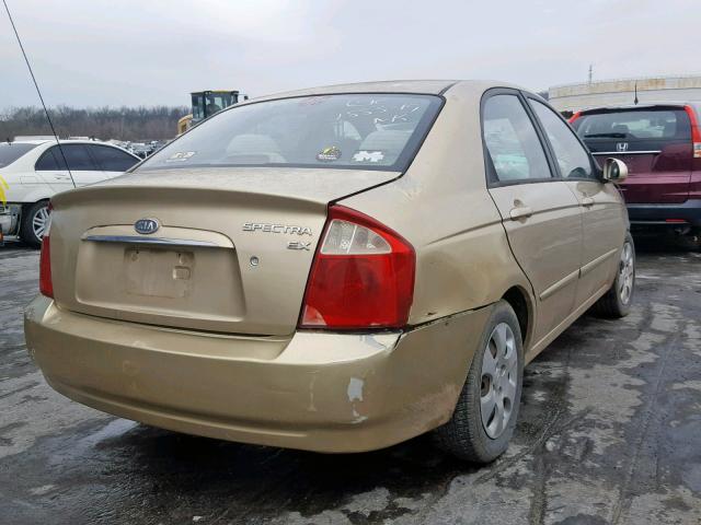 KNAFE221495668152 - 2009 KIA SPECTRA EX BEIGE photo 4