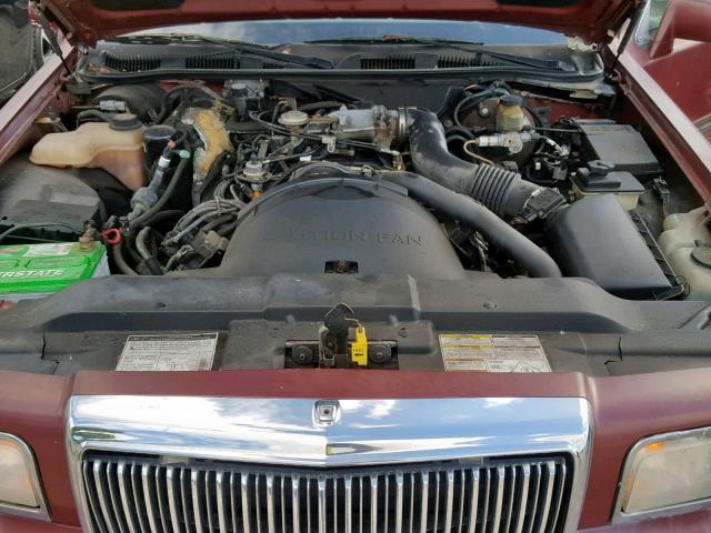 1LNLM82W9VY709239 - 1997 LINCOLN TOWN CAR S RED photo 7