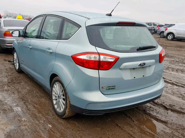 1FADP5CU9DL503819 - 2013 FORD C-MAX PREM BLUE photo 3