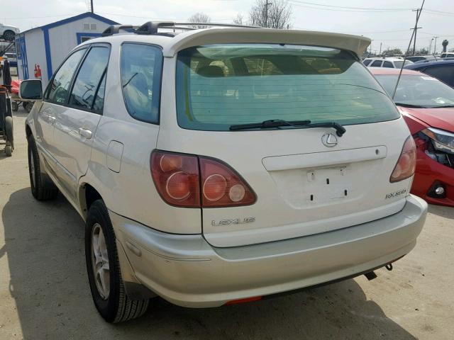 JT6GF10U0Y0063169 - 2000 LEXUS RX 300 WHITE photo 3