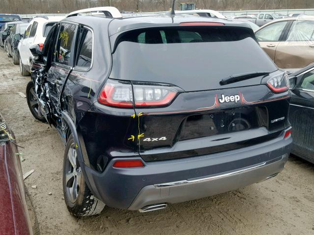 1C4PJMDN5KD158452 - 2019 JEEP CHEROKEE L BLACK photo 3