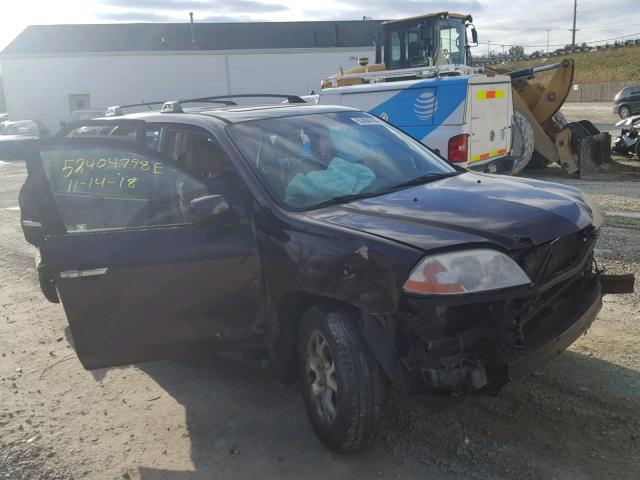 2HNYD18691H516418 - 2001 ACURA MDX TOURIN MAROON photo 1