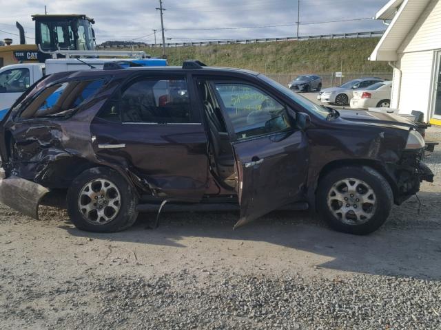 2HNYD18691H516418 - 2001 ACURA MDX TOURIN MAROON photo 9