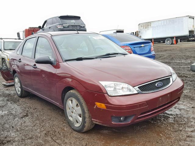 1FAHP34N17W339434 - 2007 FORD FOCUS ZX4 BURGUNDY photo 1