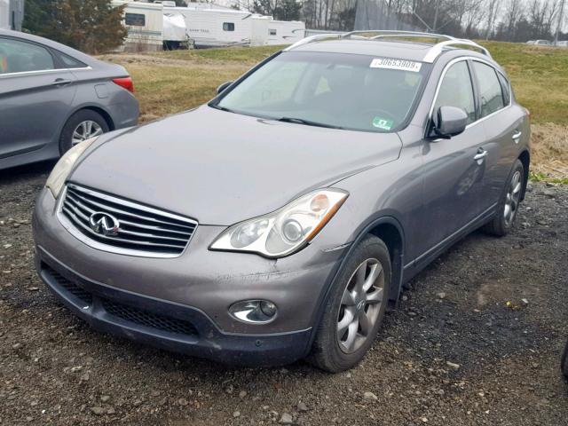 JNKAJ09F68M354553 - 2008 INFINITI EX35 BASE CHARCOAL photo 2