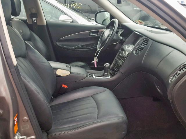 JNKAJ09F68M354553 - 2008 INFINITI EX35 BASE CHARCOAL photo 5