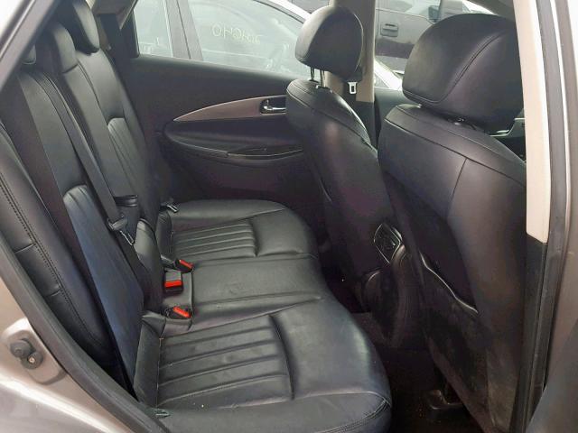 JNKAJ09F68M354553 - 2008 INFINITI EX35 BASE CHARCOAL photo 6