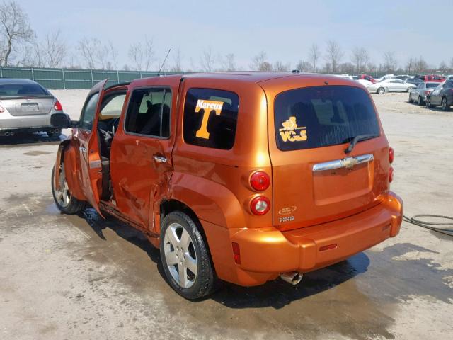 3GNDA33P77S527729 - 2007 CHEVROLET HHR LT ORANGE photo 3