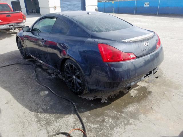 JNKCV64E78M129928 - 2008 INFINITI G37 BASE  photo 3