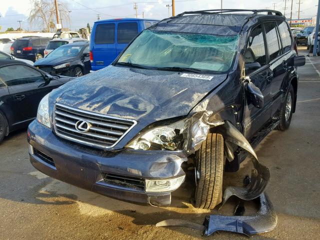 JTJBT20X650084340 - 2005 LEXUS GX 470 BLUE photo 2