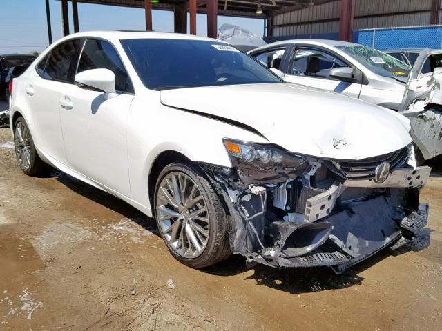 JTHBF1D28F5078772 - 2015 LEXUS IS 250 WHITE photo 1