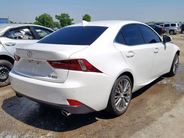 JTHBF1D28F5078772 - 2015 LEXUS IS 250 WHITE photo 4