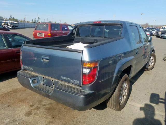 2HJYK16536H514303 - 2006 HONDA RIDGELINE RTL  photo 4