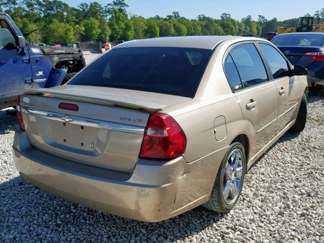 1G1ZU53846F212554 - 2006 CHEVROLET MALIBU LTZ GOLD photo 4