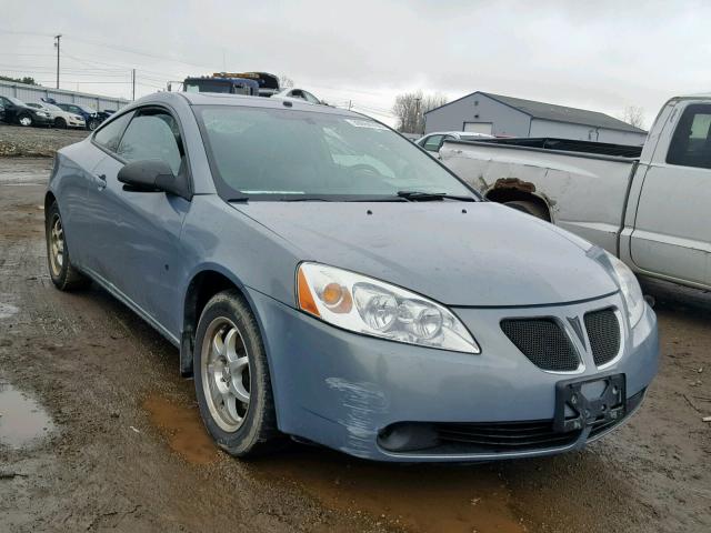 1G2ZH17N074259246 - 2007 PONTIAC G6 GT BLUE photo 1