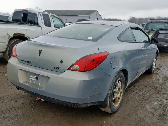 1G2ZH17N074259246 - 2007 PONTIAC G6 GT BLUE photo 4