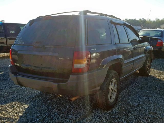 1J4GW48S81C703348 - 2001 JEEP GRAND CHER BLACK photo 4