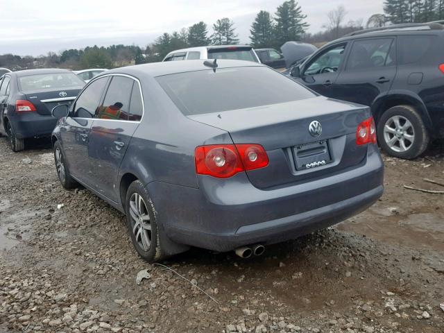 3VWDF71K36M748267 - 2006 VOLKSWAGEN JETTA 2.5L GRAY photo 3