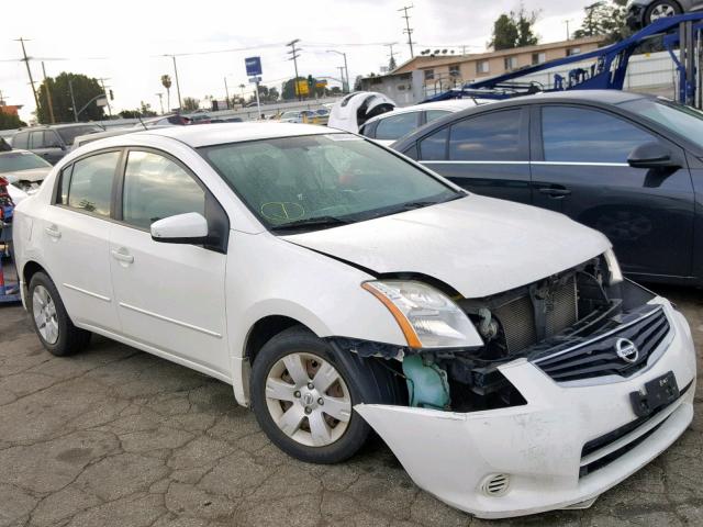 3N1AB6AP3CL684579 - 2012 NISSAN SENTRA 2.0 WHITE photo 1