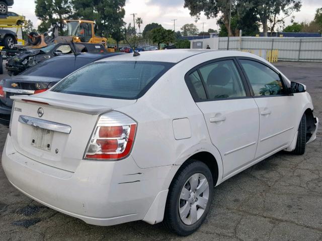 3N1AB6AP3CL684579 - 2012 NISSAN SENTRA 2.0 WHITE photo 4