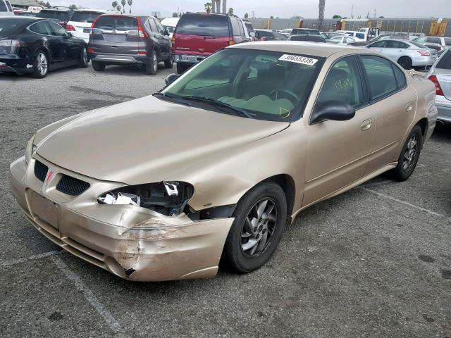 1G2NF52EX4M687114 - 2004 PONTIAC GRAND AM S BEIGE photo 2