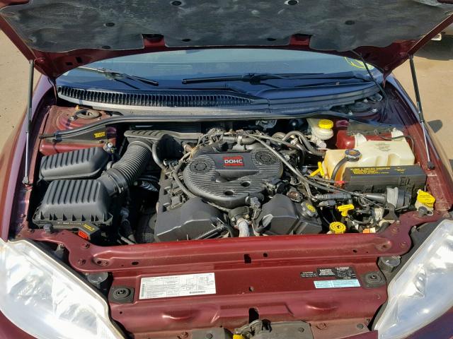 2B3HD56U7YH223255 - 2000 DODGE INTREPID E RED photo 7