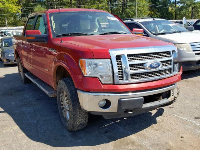 1FTFW1ET4BFA55407 - 2011 FORD F150 SUPER RED photo 1