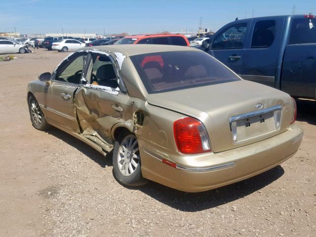 KMHFU45E44A277529 - 2004 HYUNDAI XG 350 GOLD photo 3