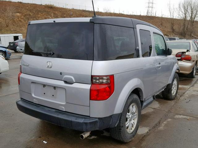 5J6YH18786L011087 - 2006 HONDA ELEMENT EX SILVER photo 4