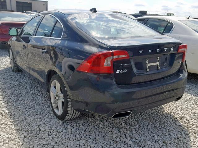 YV1612FS6E2282923 - 2014 VOLVO S60 T5 BLACK photo 3