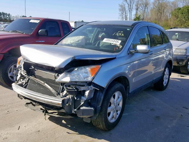 JHLRE48797C051333 - 2007 HONDA CR-V EXL BLUE photo 2