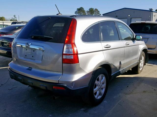 JHLRE48797C051333 - 2007 HONDA CR-V EXL BLUE photo 4