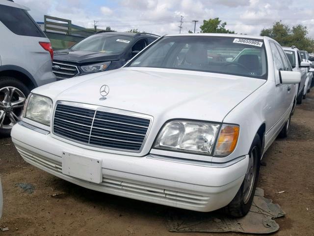 WDBGA32G0VA334441 - 1997 MERCEDES-BENZ S 320W WHITE photo 2