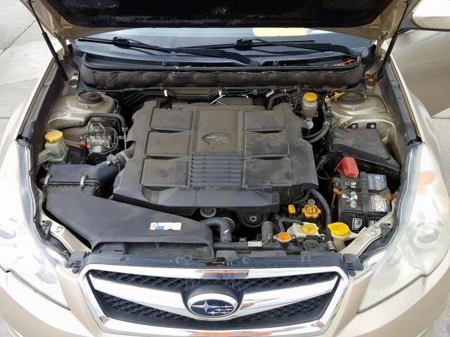 4S3BMDK60A2214420 - 2010 SUBARU LEGACY 3.6 GOLD photo 7