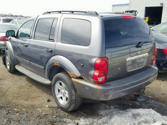 1D4HB48D74F218504 - 2004 DODGE DURANGO SL CHARCOAL photo 3