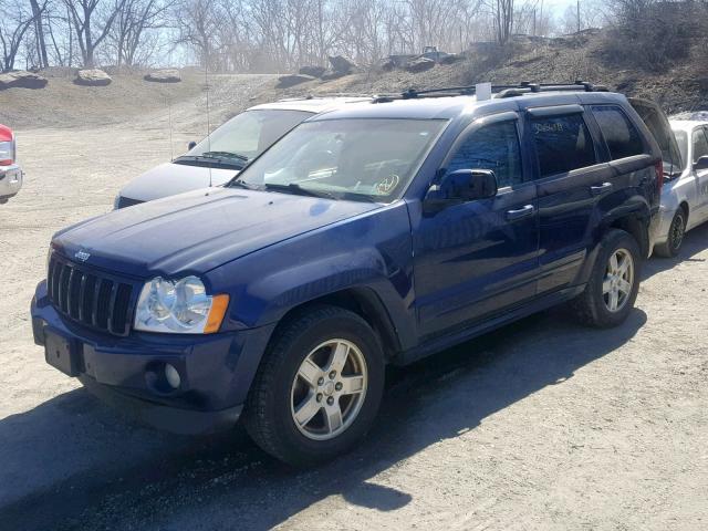 1J8GR48K25C553684 - 2005 JEEP GRAND CHER BLUE photo 2