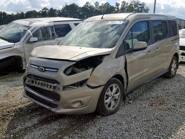 NM0GE9G78E1132994 - 2014 FORD TRANSIT CO TAN photo 2