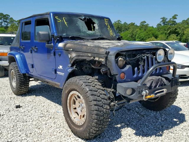 1J4GA59177L115038 - 2007 JEEP WRANGLER S, BLUE - price history, history of  past auctions. Prices and Bids history of Salvage and used Vehicles.