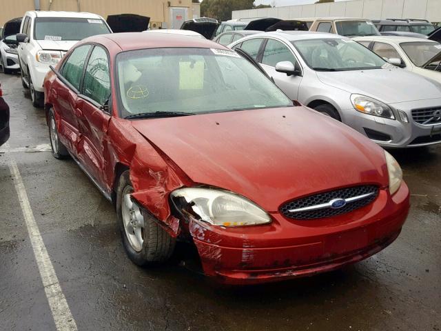 1FAFP55U11G262283 - 2001 FORD TAURUS SES RED photo 1