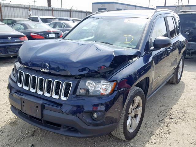 1C4NJCBB6ED905961 - 2014 JEEP COMPASS SP 蓝色 照片 2