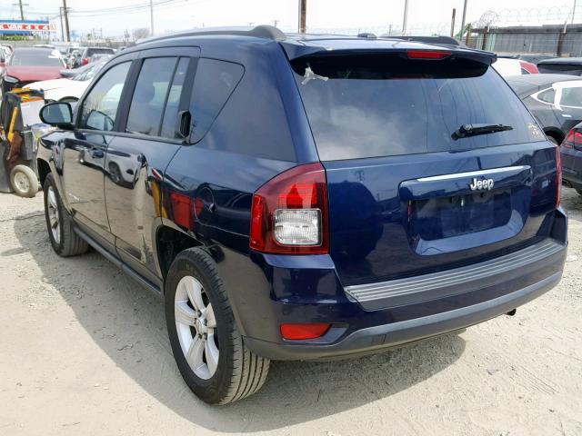 1C4NJCBB6ED905961 - 2014 JEEP COMPASS SP 蓝色 照片 3
