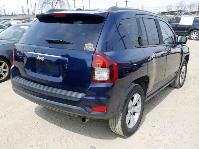 1C4NJCBB6ED905961 - 2014 JEEP COMPASS SP 蓝色 照片 4