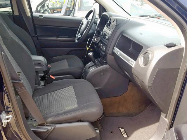 1C4NJCBB6ED905961 - 2014 JEEP COMPASS SP 蓝色 照片 5