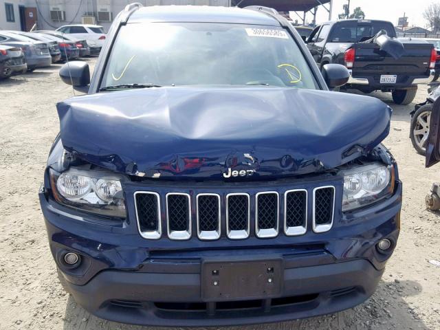 1C4NJCBB6ED905961 - 2014 JEEP COMPASS SP 蓝色 照片 9