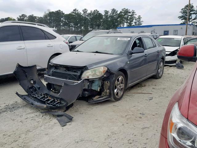 1G1ZH57B684185950 - 2008 CHEVROLET MALIBU 1LT 灰色 照片 2