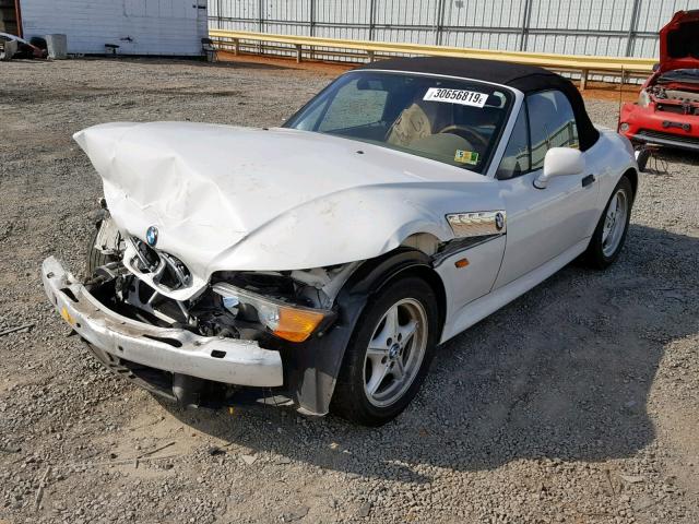 4USCH7333WLE09148 - 1998 BMW Z3 1.9 WHITE photo 2