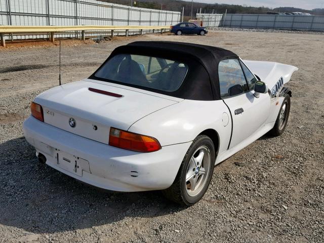 4USCH7333WLE09148 - 1998 BMW Z3 1.9 WHITE photo 4