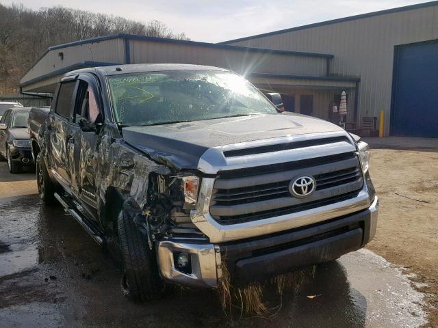 5TFDY5F12FX463801 - 2015 TOYOTA TUNDRA CRE GRAY photo 1