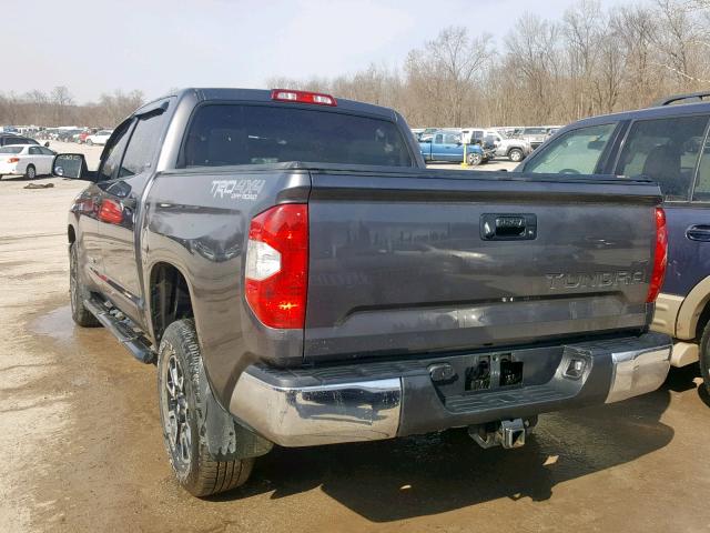 5TFDY5F12FX463801 - 2015 TOYOTA TUNDRA CRE GRAY photo 3